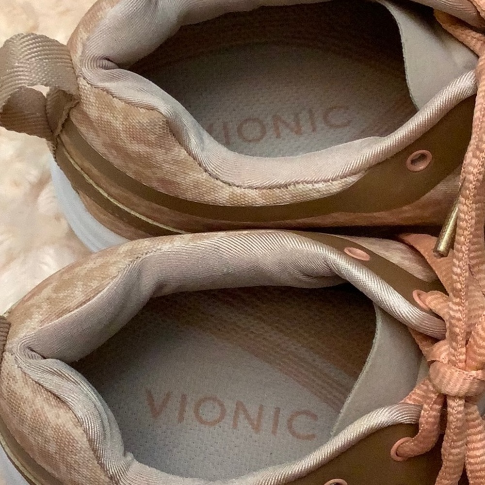 Vionic Running Sneakers Brown Python Orthotic Ins… - image 3